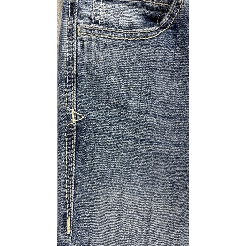 Ariat Trouser Chelsey Wide Leg Jeans Womens 28L Stretch Western Y2K Boho Rodeo - Picture 7 of 13